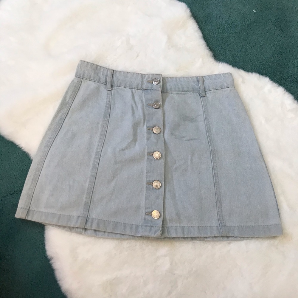 Light Blue Skirt